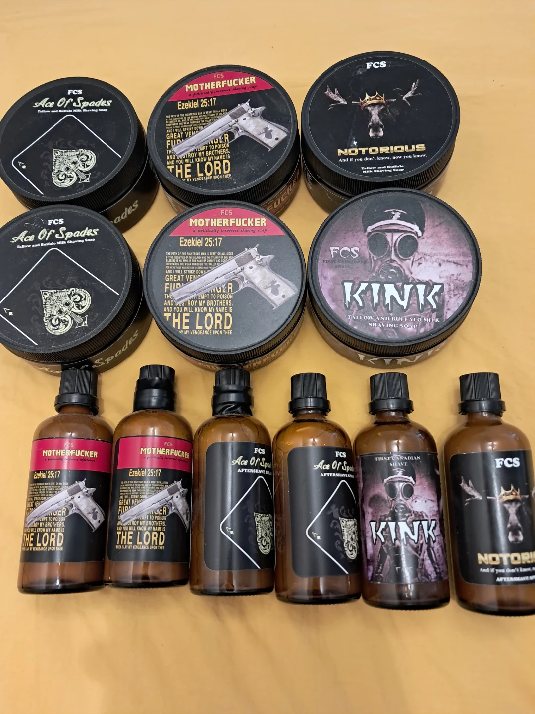 FCS Shaving Soap & Aftershave Lot