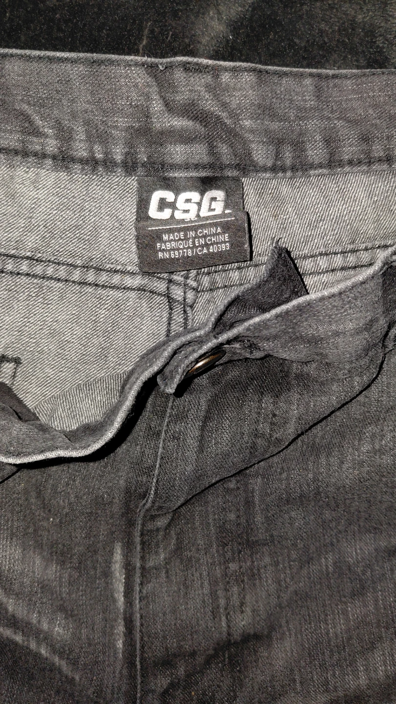 CSG. Black Ripped Denim Shorts - photo 3