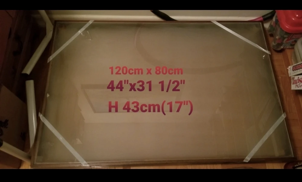 Glass Top Coffee Table with Wheels - photo 4