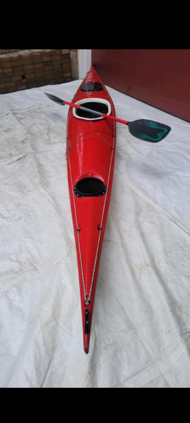 16ft speed Red Kayak with Paddle - photo 4