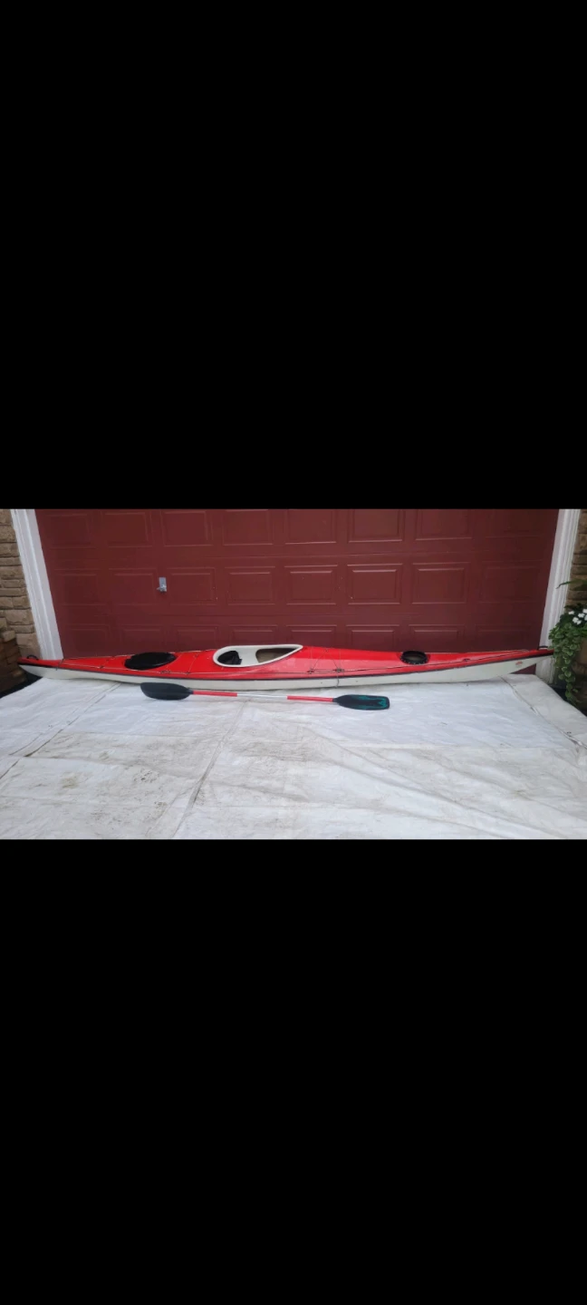 16ft speed Red Kayak with Paddle - photo 5