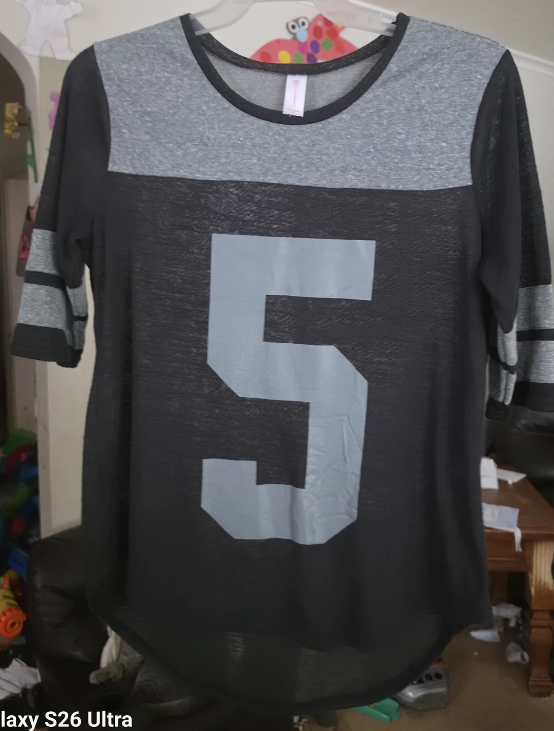 Women's "5" Baseball T-Shirt