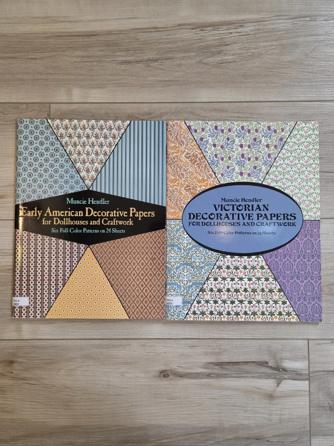 "Victorian" Decorative Papers for Dollhouses & Craftwork