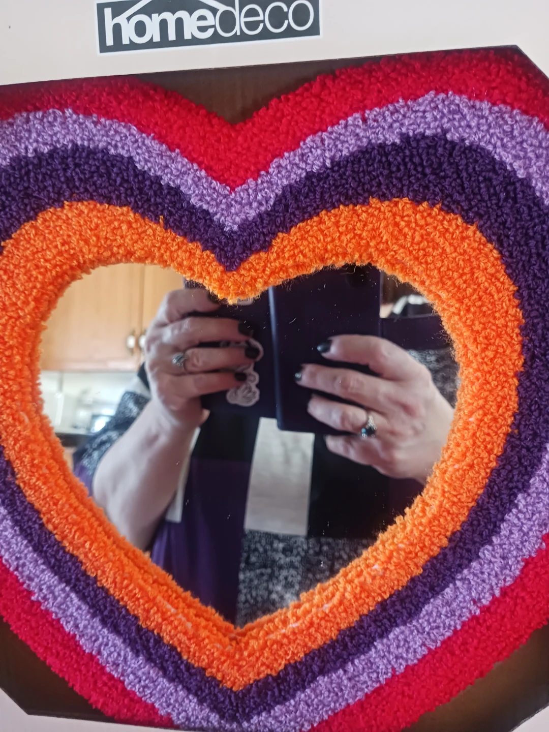 HomeDeco Tufted Heart Mirror - photo 2