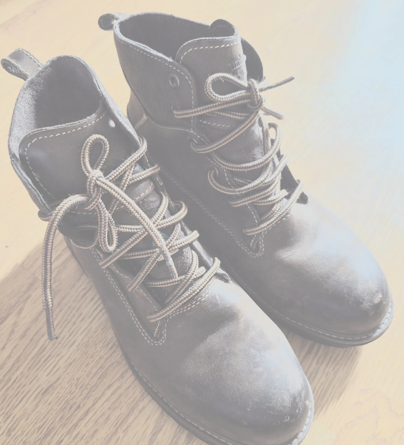 Timberland Brown Leather Lace-Up Boots
