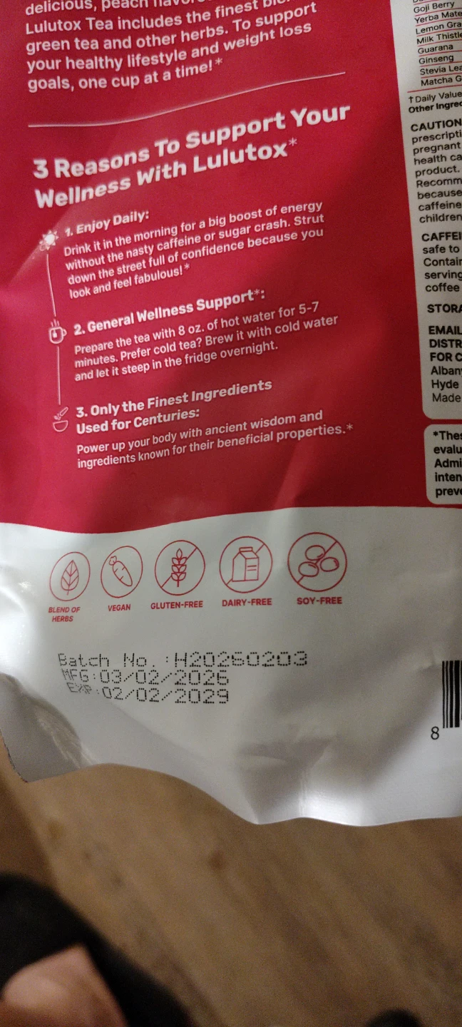 Detox Energizing Tea (Peach Flavour) - photo 2