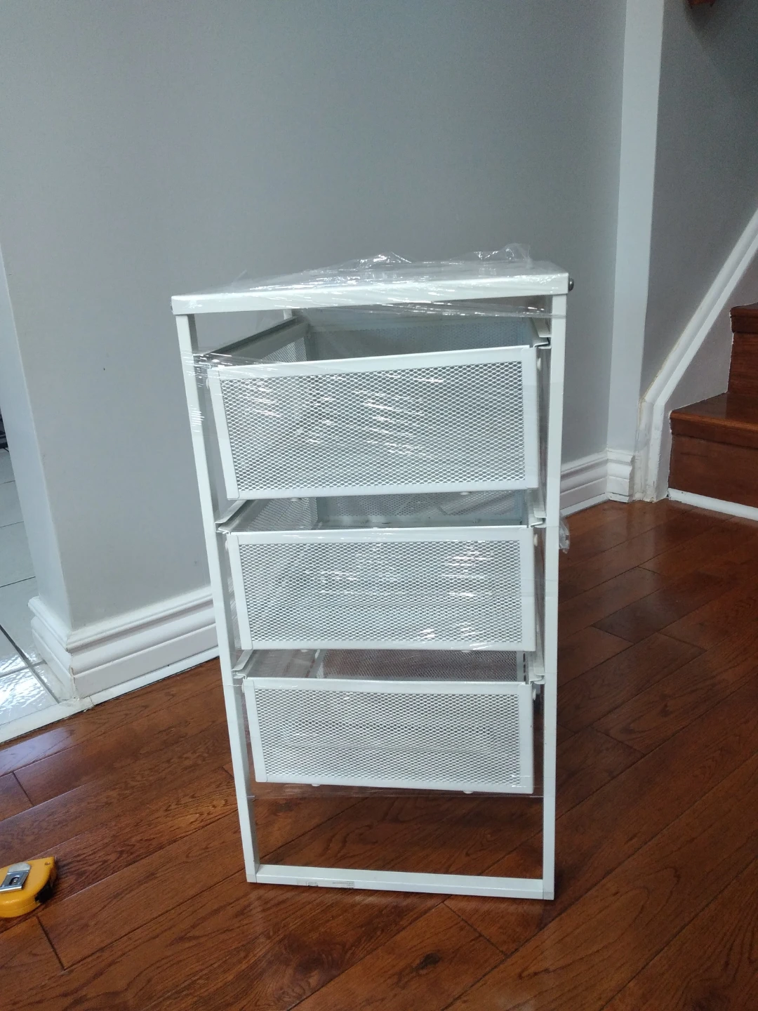 White 3-Drawer Storage Cart