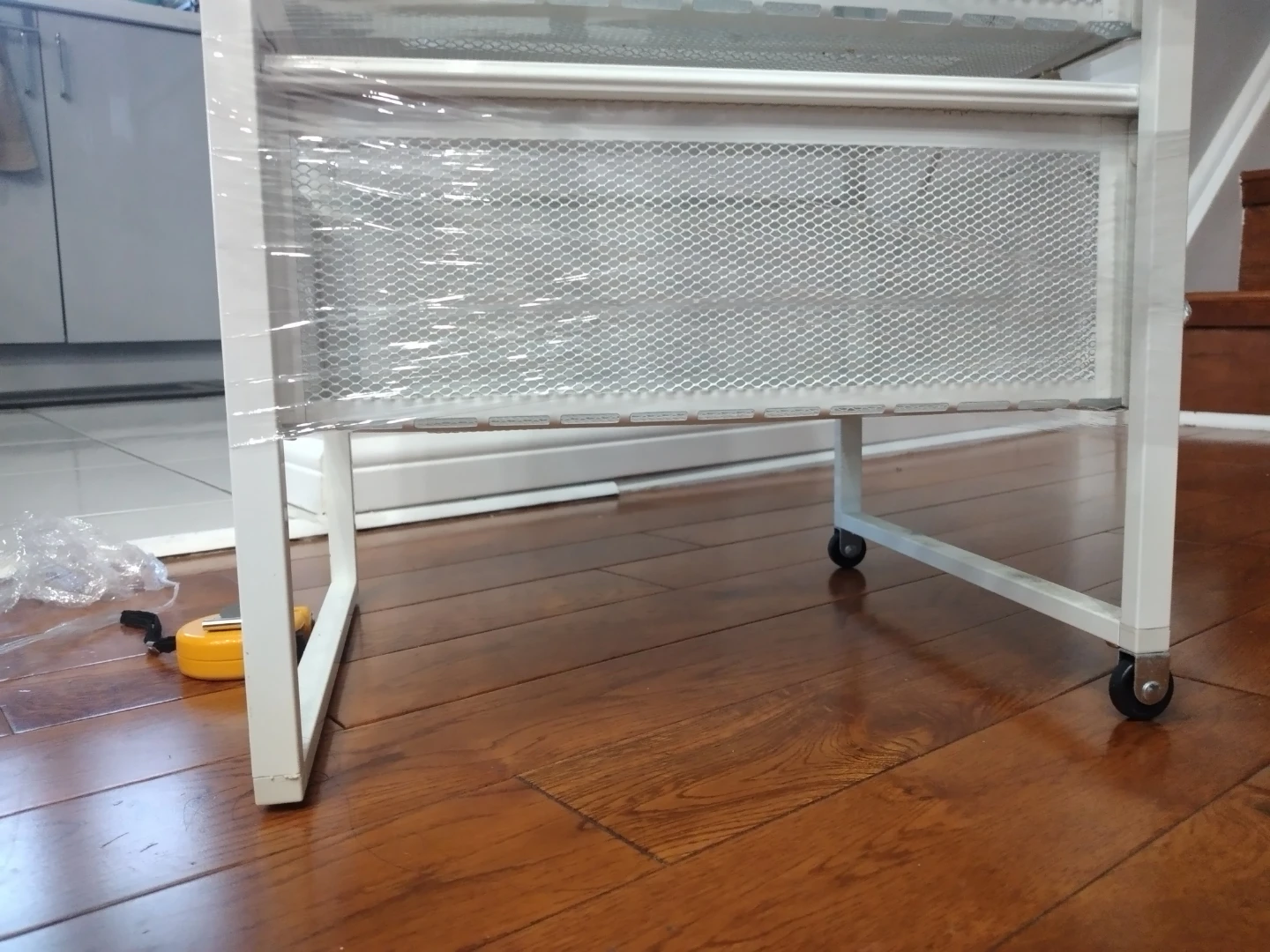 White 3-Drawer Storage Cart - photo 3
