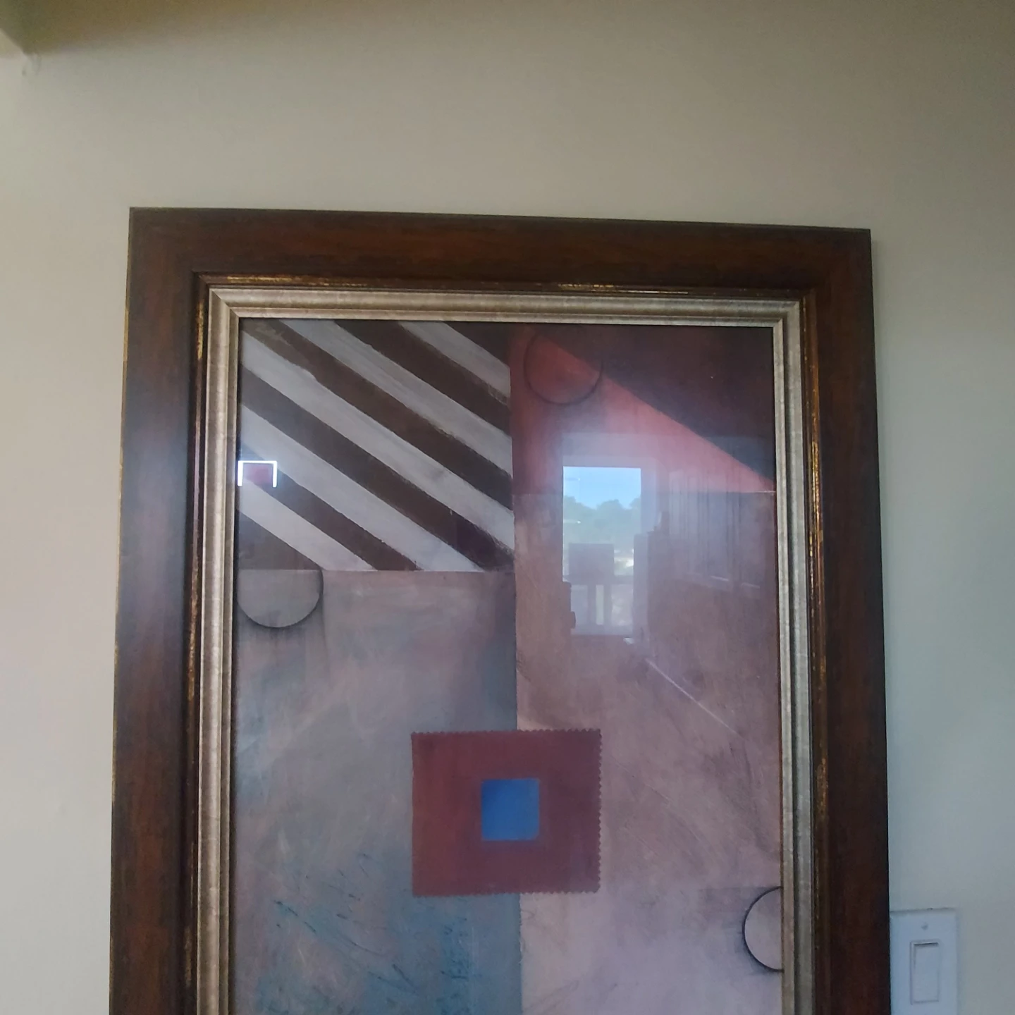 Framed Abstract Art Print - photo 2