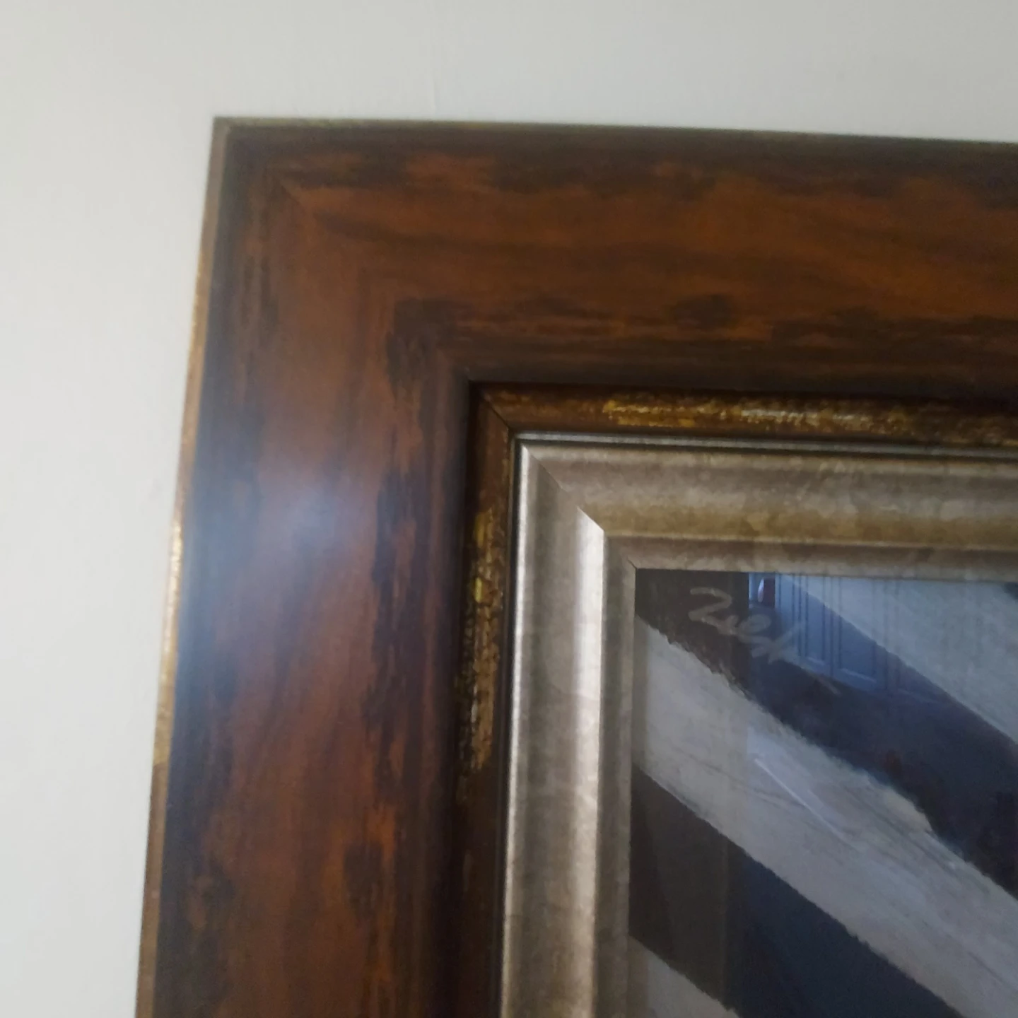 Framed Abstract Art Print - photo 4