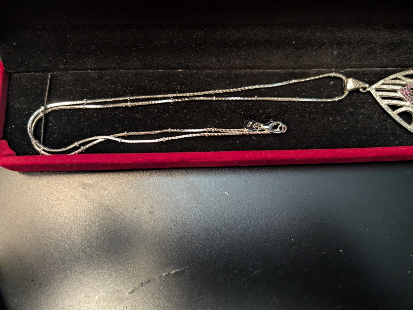 925 Sterling Silver Pendant Necklace - photo 4