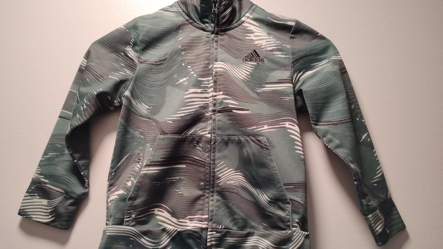 Adidas Track Jacket Green Camo - photo 2
