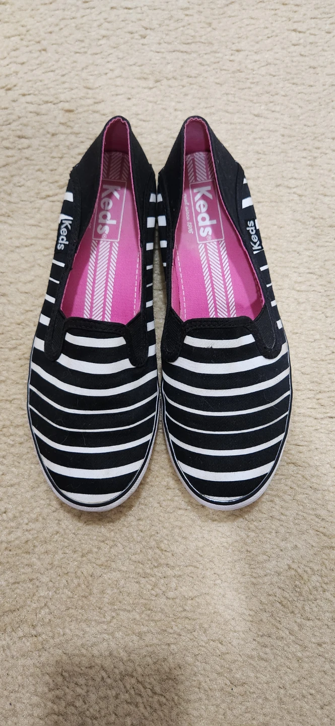 Keds Striped Slip-On Sneakers - Size US 5.5