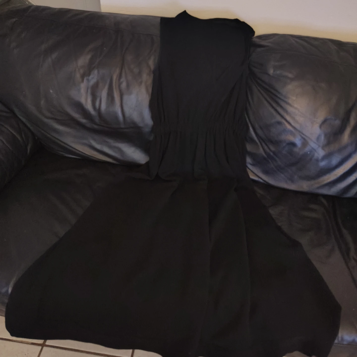 Black Sleeveless Maxi Dress