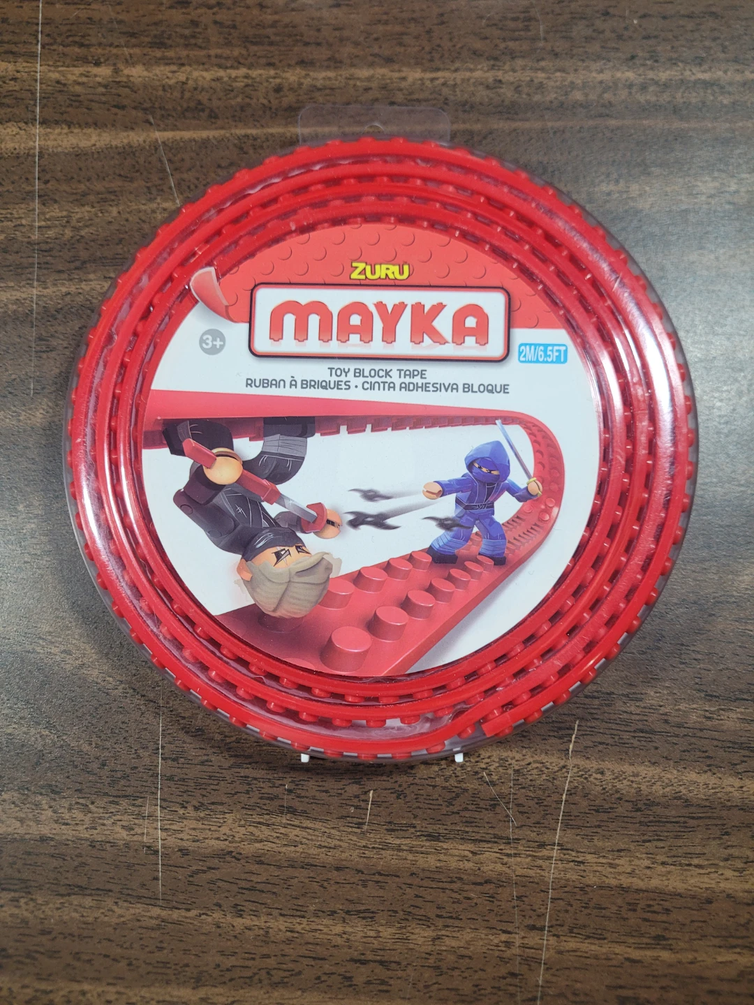 LOT OF 2 Zuru Mayka Toy Block Tape - Red - photo 2