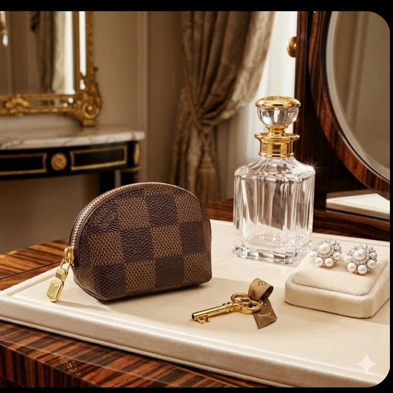 Louis Vuitton Damier Ebene Small Pouch