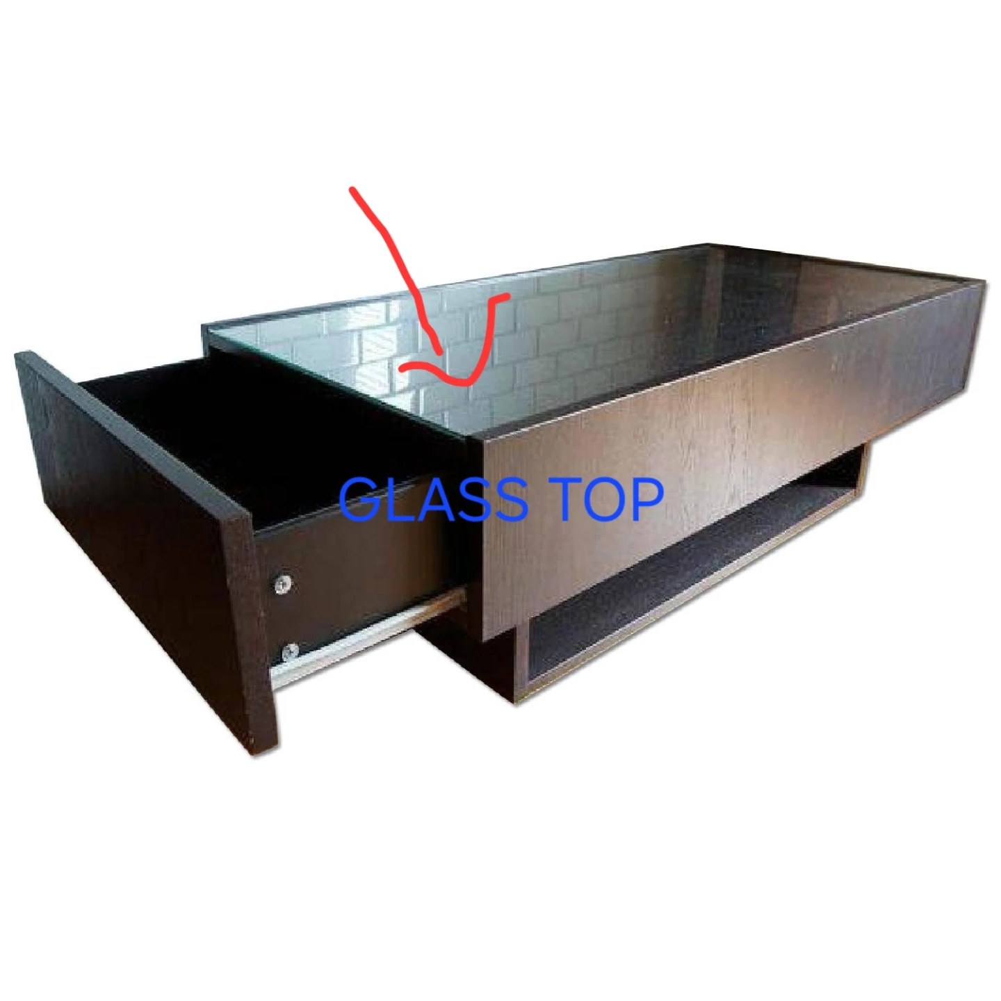 IKEA MALM Glass Top Coffee Table - photo 4