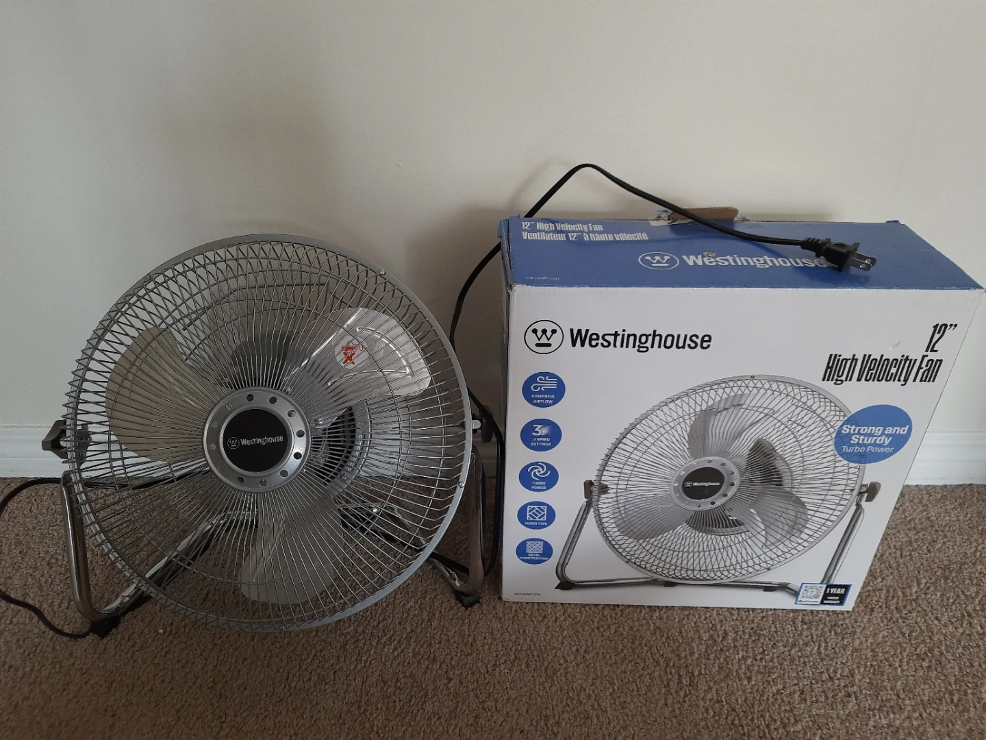 Westinghouse 12" High Velocity Fan