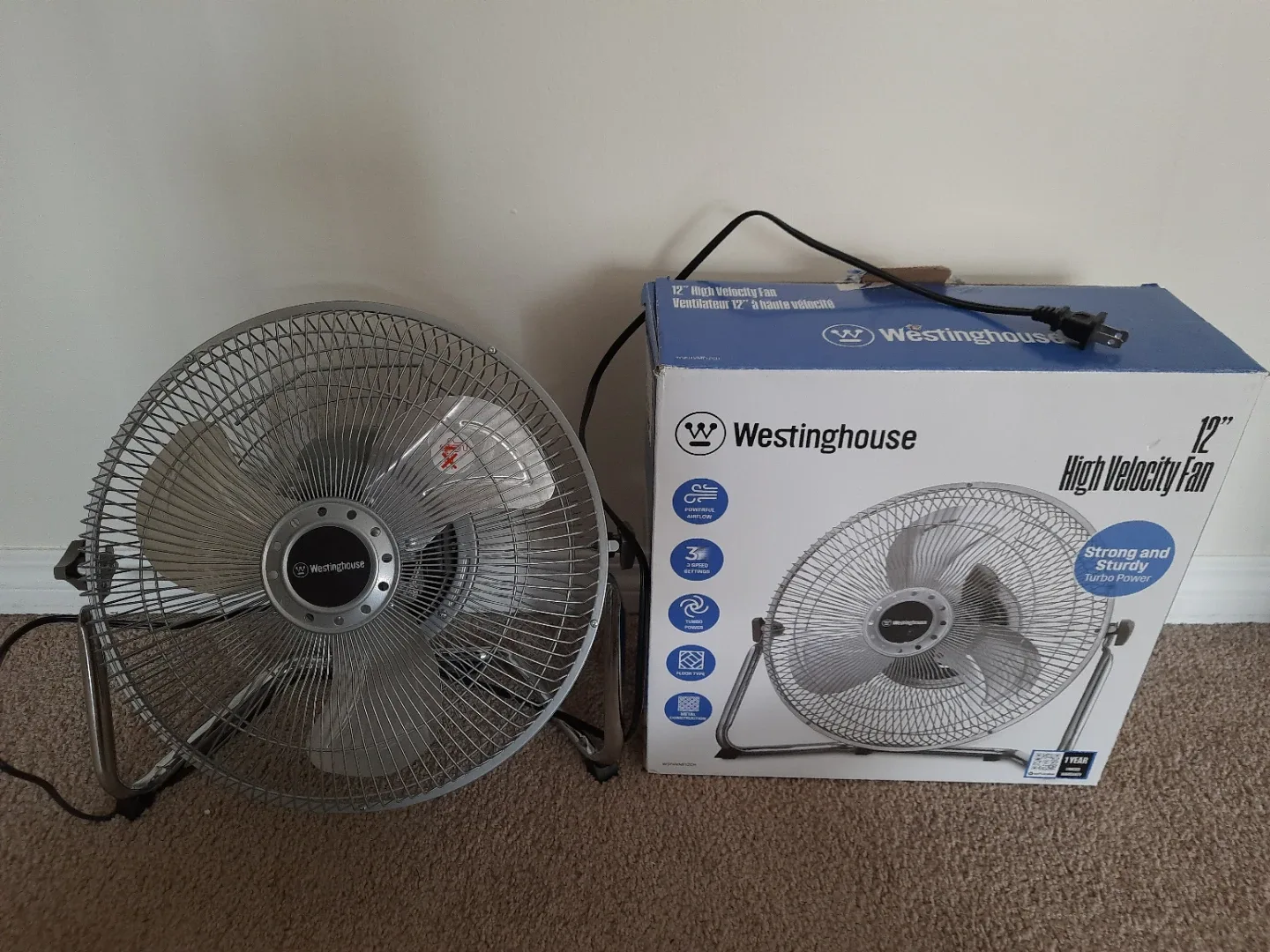 Westinghouse 12" High Velocity Fan