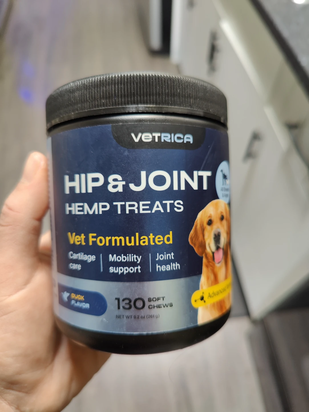 Vetrica Hip & Joint Hemp Treats for Dogs - Duck Flavor