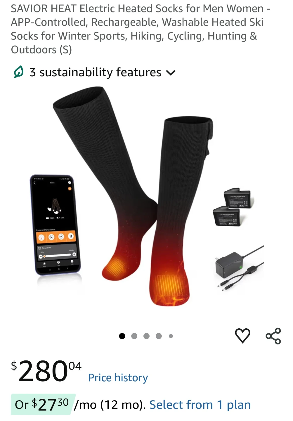 New Savior Heating Smart Socks - photo 4