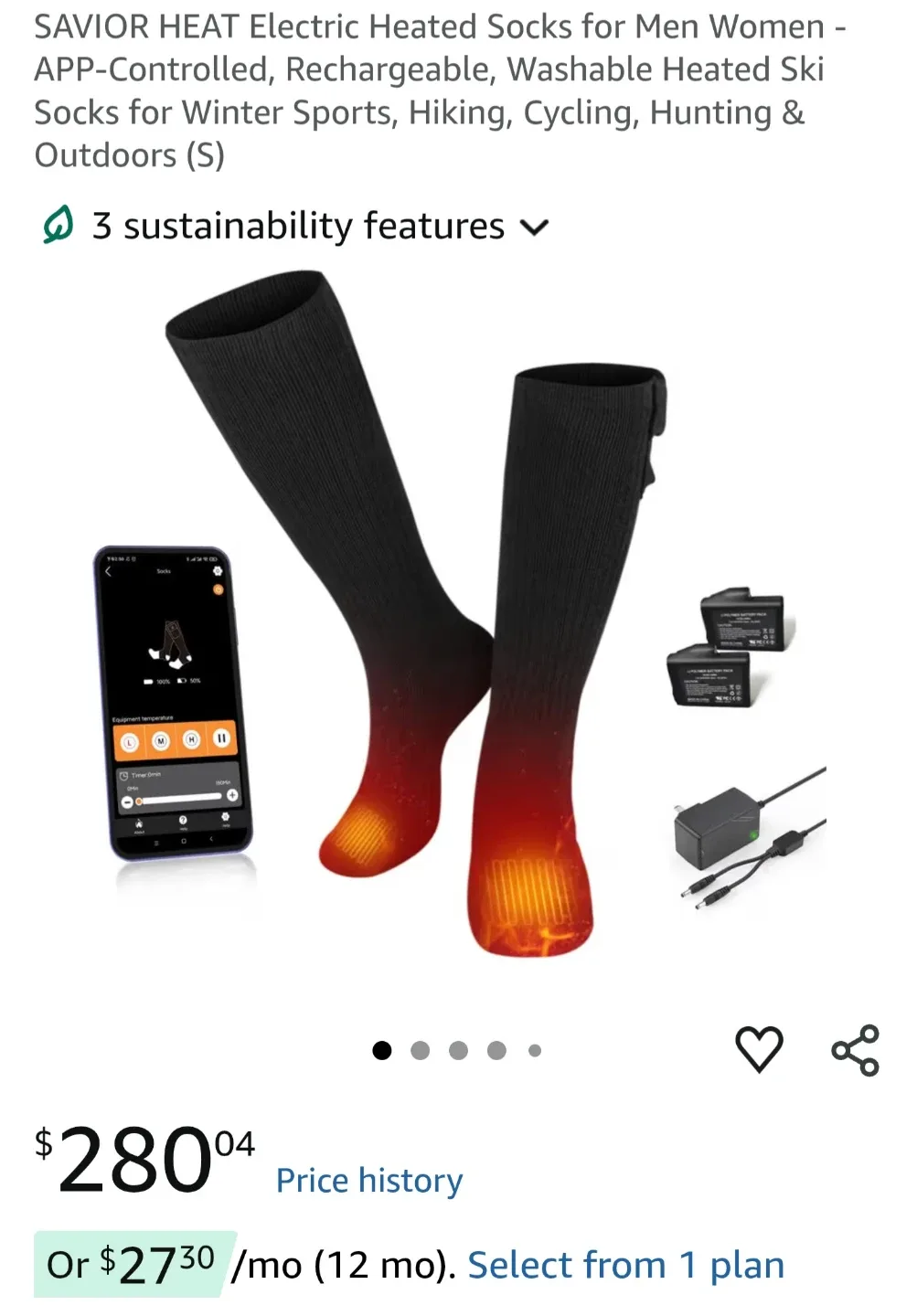 New Savior Heating Smart Socks - photo 4