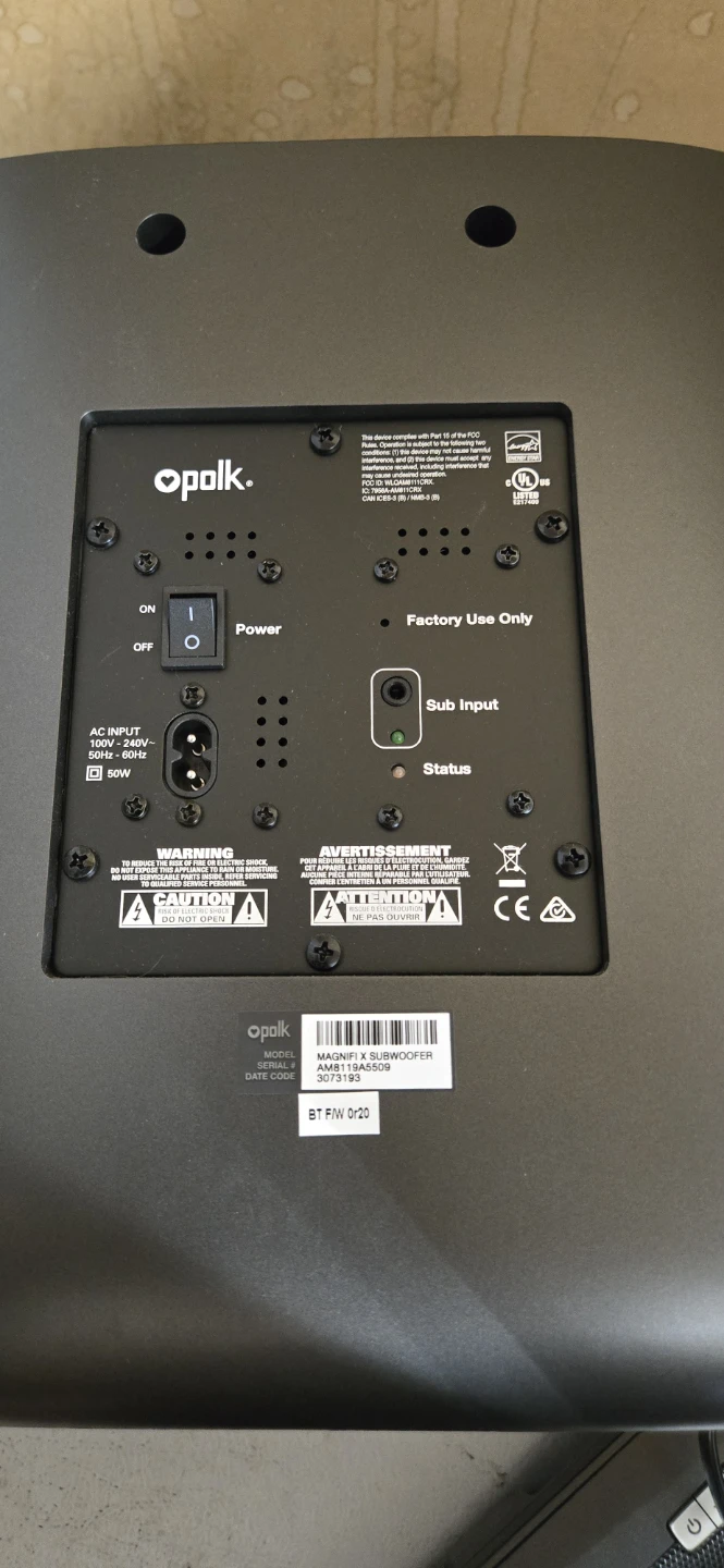 Polk Magnifi X Soundbar and Subwoofer - photo 2