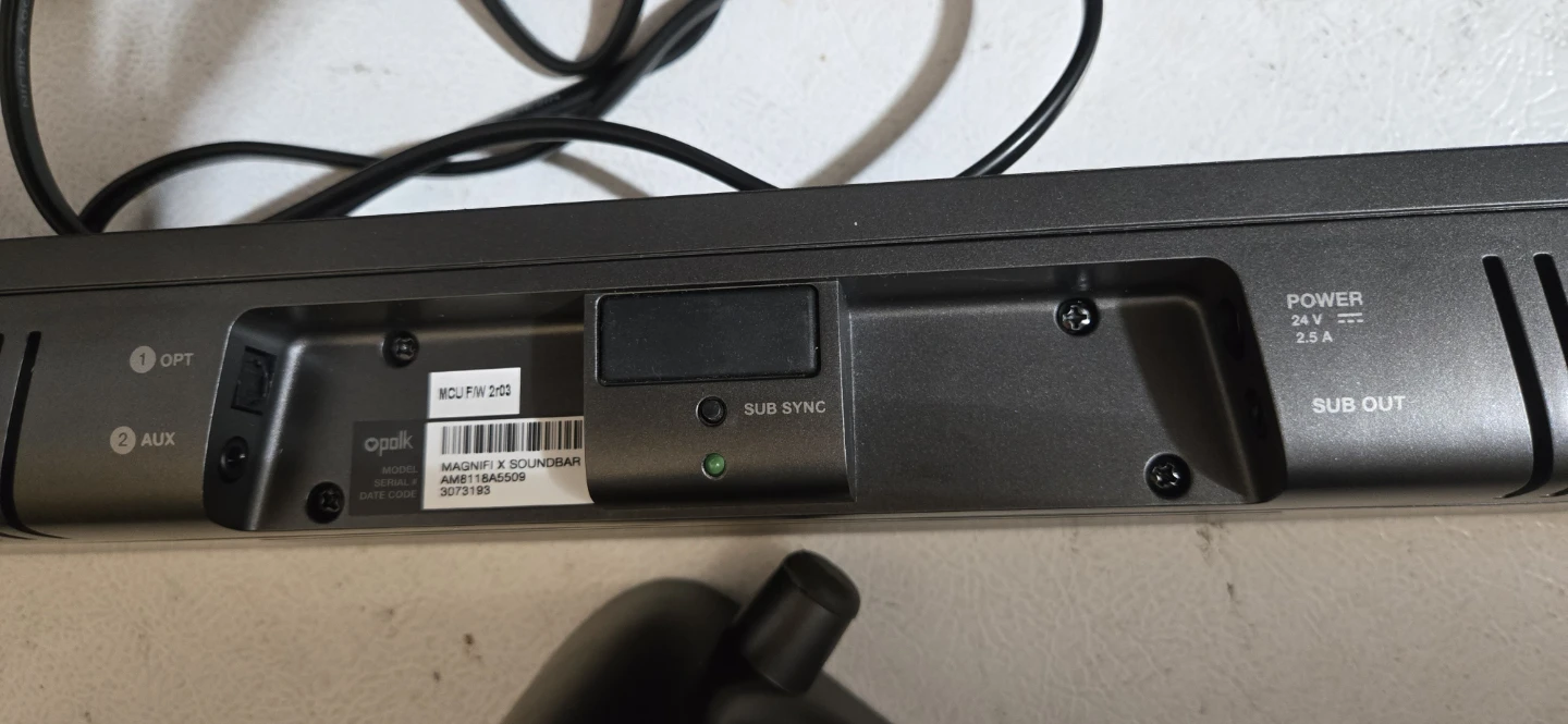 Polk Magnifi X Soundbar and Subwoofer - photo 3