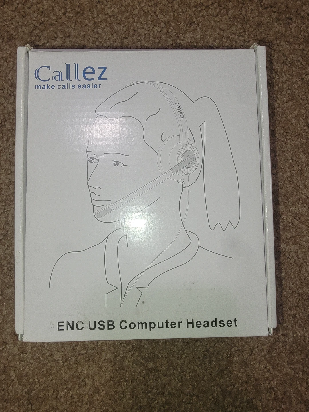 Callez ENC USB Computer Headset with Microphone