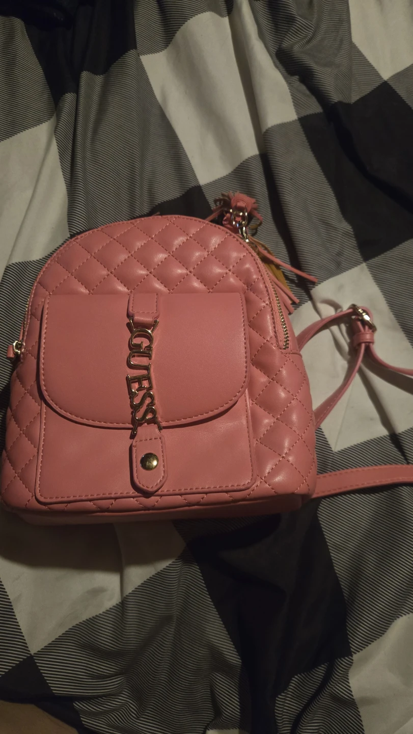 Guess Pink Quilted Backpack - photo 3