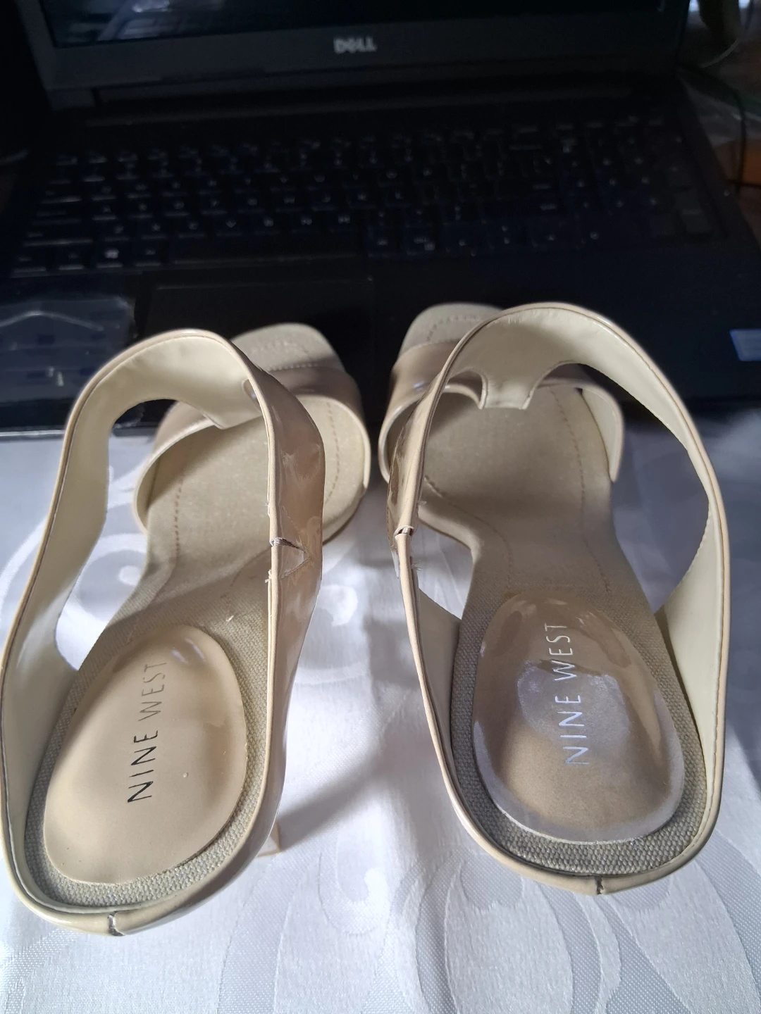 Nine West Women's Beige Heeled Mules - photo 2