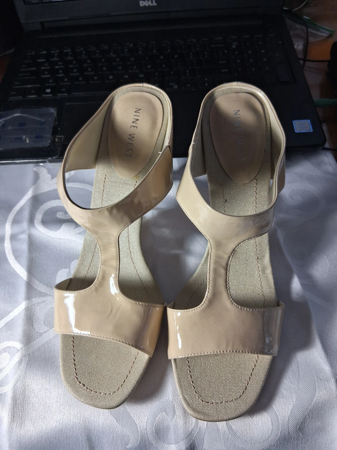 Nine West Women's Beige Heeled Mules - photo 4