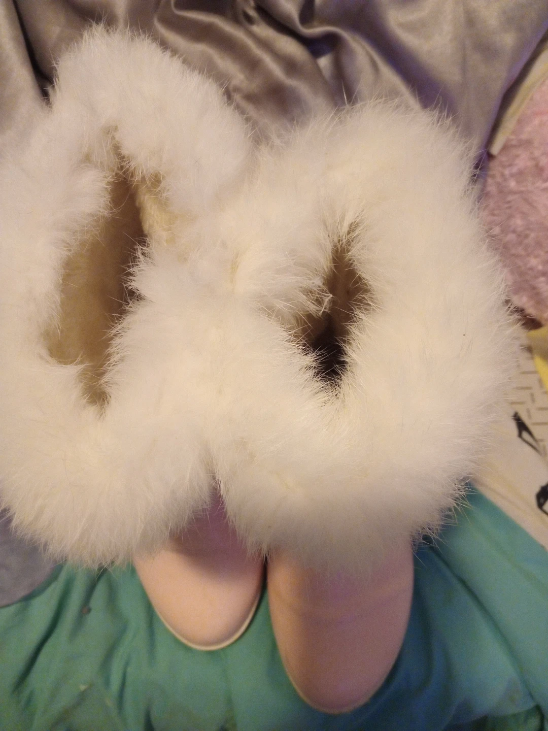 Pink Winter Boots with White Fur Trim - photo 2