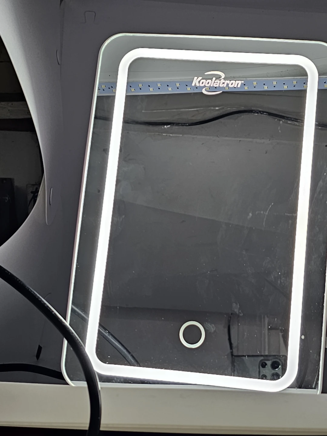 Koolatron 6L Mirrored LED Fridge
