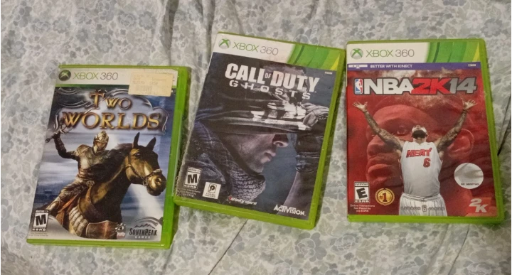 Xbox 360 Games: Two Worlds, Call of Duty Ghosts, NBA 2K14