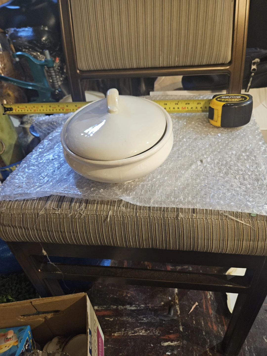 White Oval Covered Serving Dish - photo 4