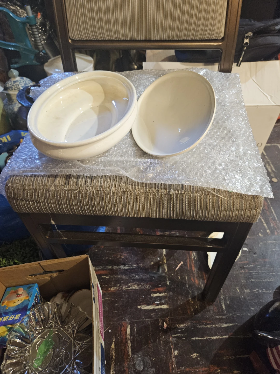 White Oval Covered Serving Dish - photo 5