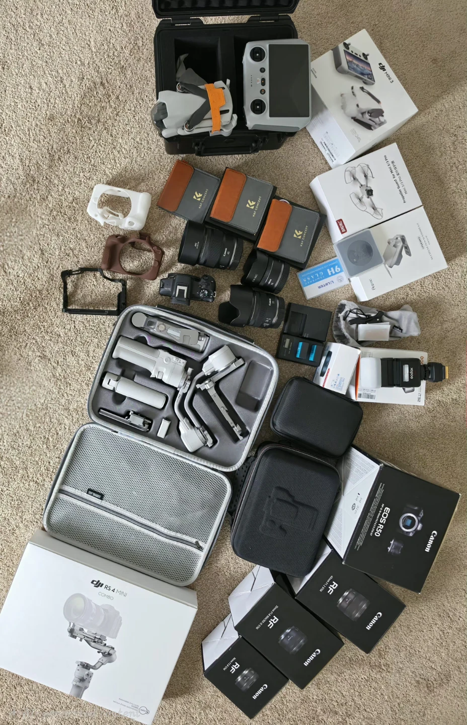 Drone/gimble/ camera/ND filter/lens/ all gear like-new condition