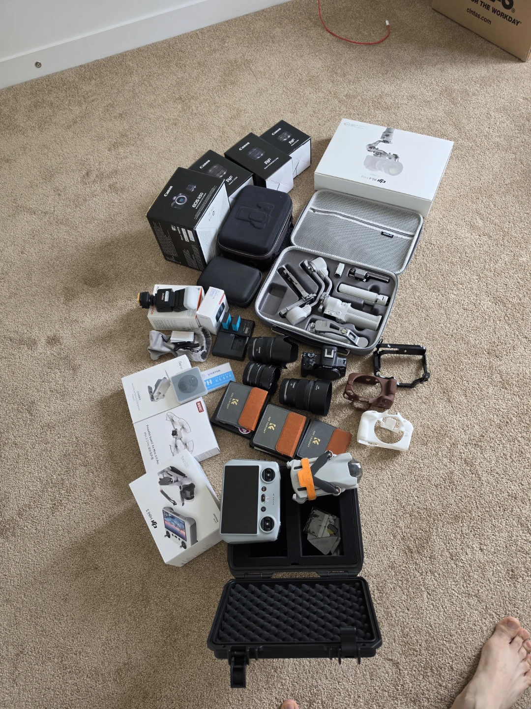 Drone/gimble/ camera/ND filter/lens/ all gear like-new condition - photo 3