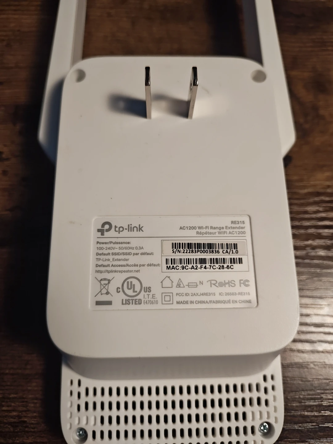 TP-Link AC1200 Wi-Fi Range Extender RE315 - photo 2