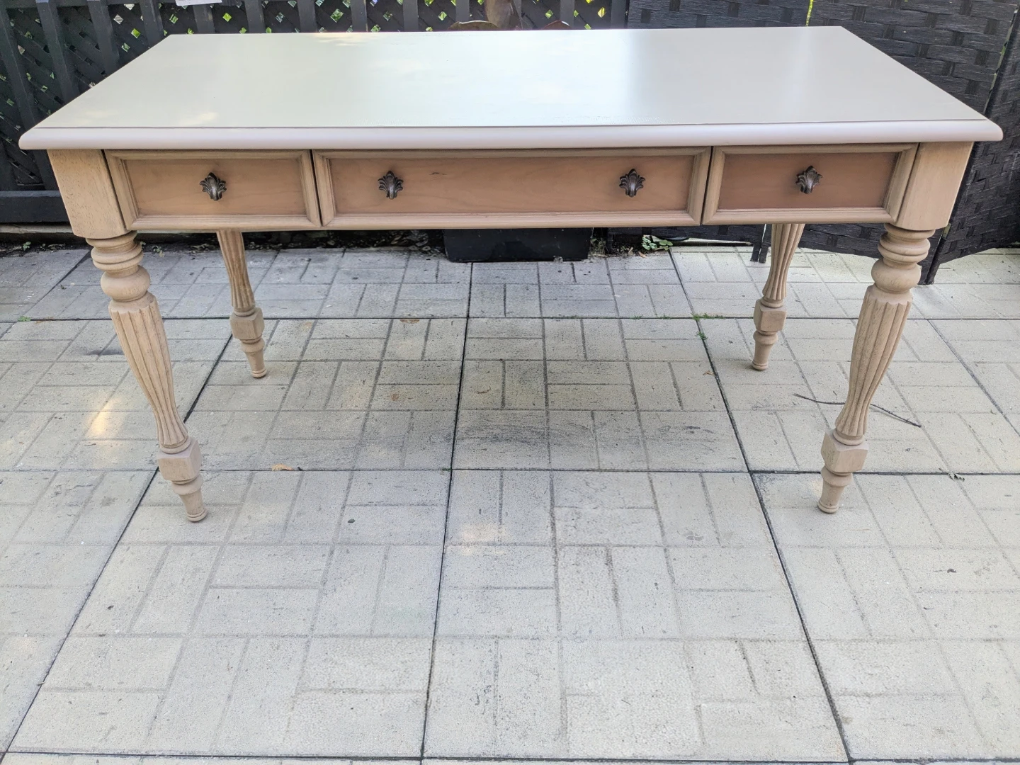 Refinished Bombay Console Table