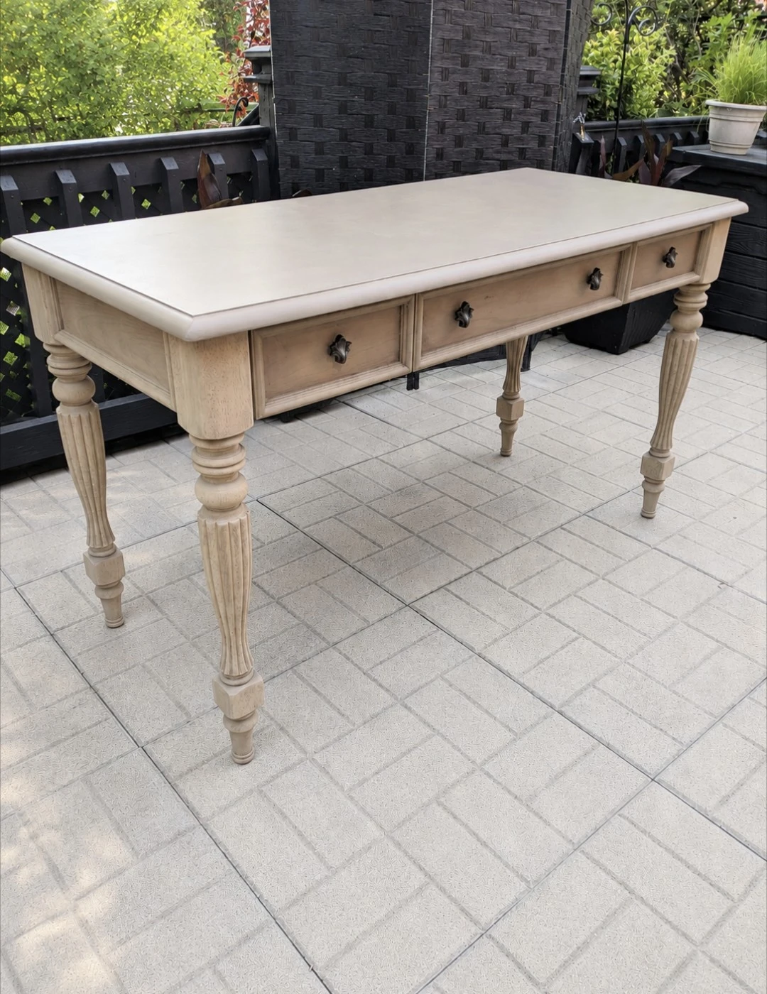 Refinished Bombay Console Table - photo 4