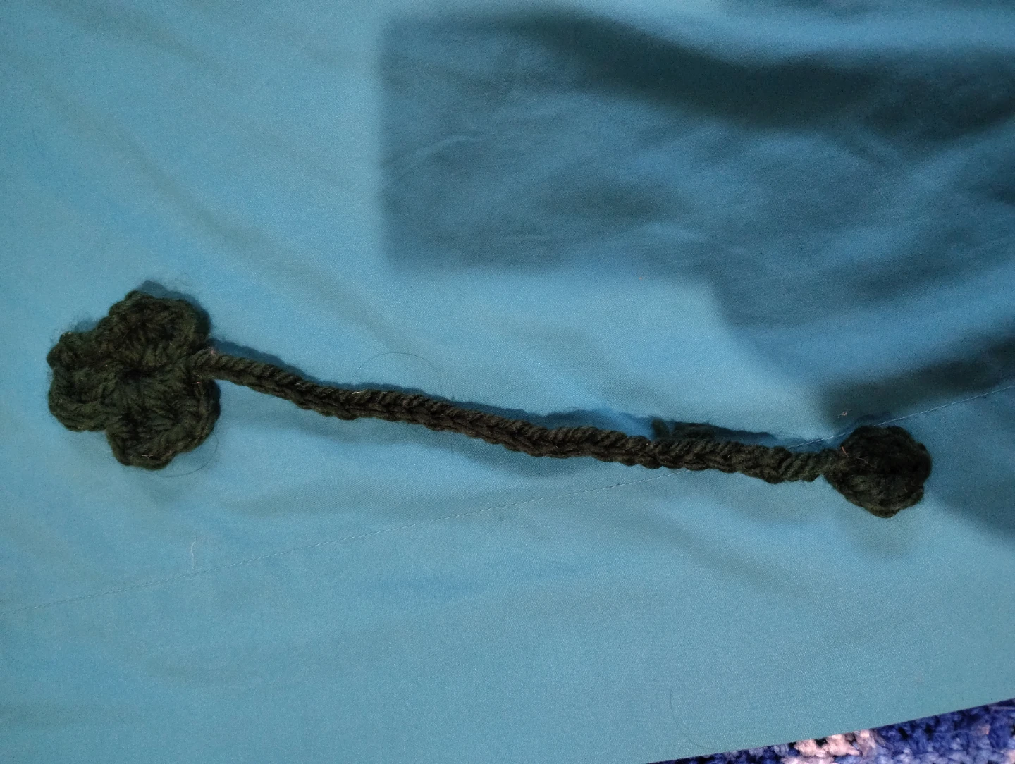 Handmade Crochet Shamrock bookmark