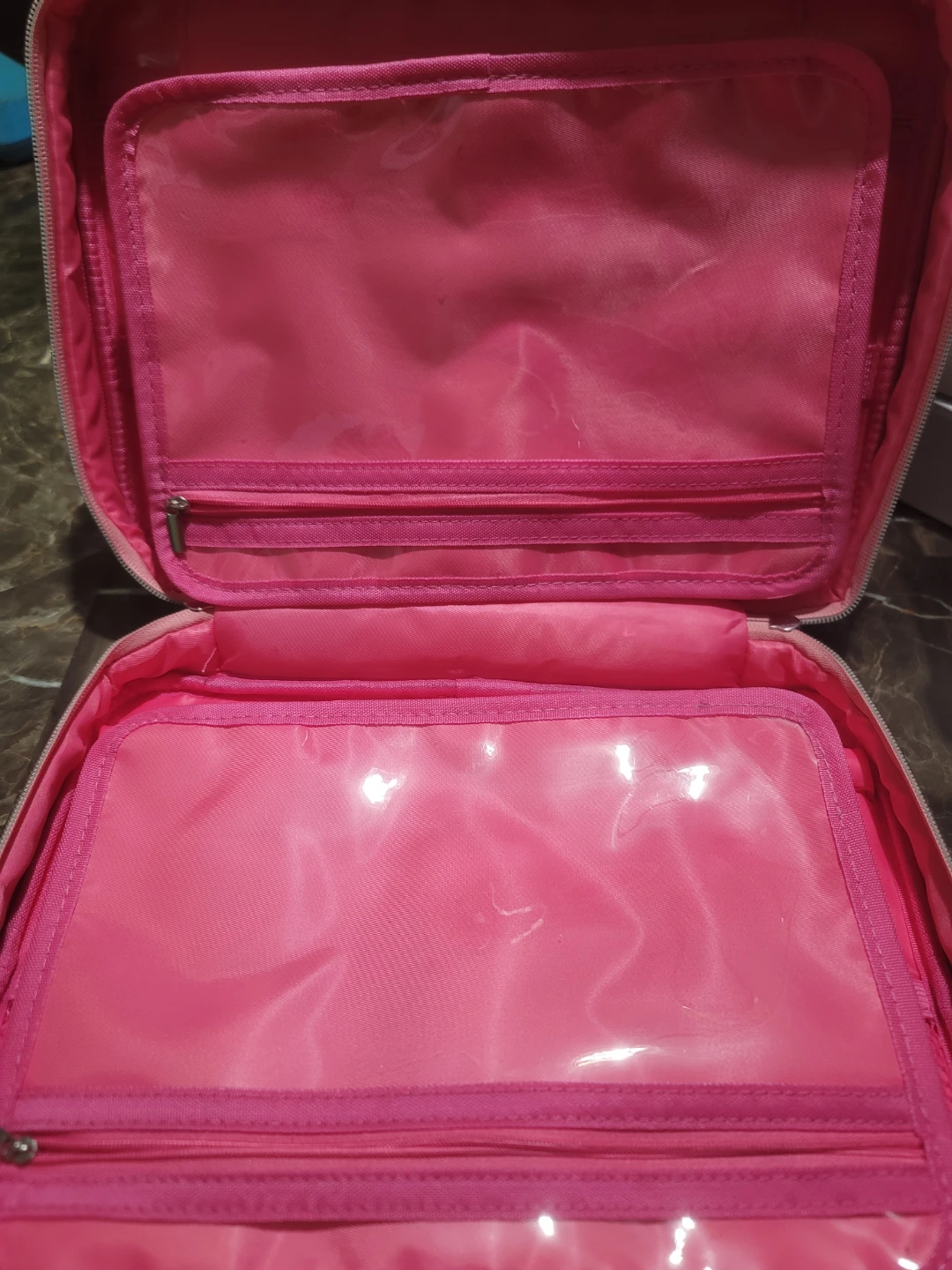 Pink Glitter Moon & Star Cosmetic Bag - photo 5