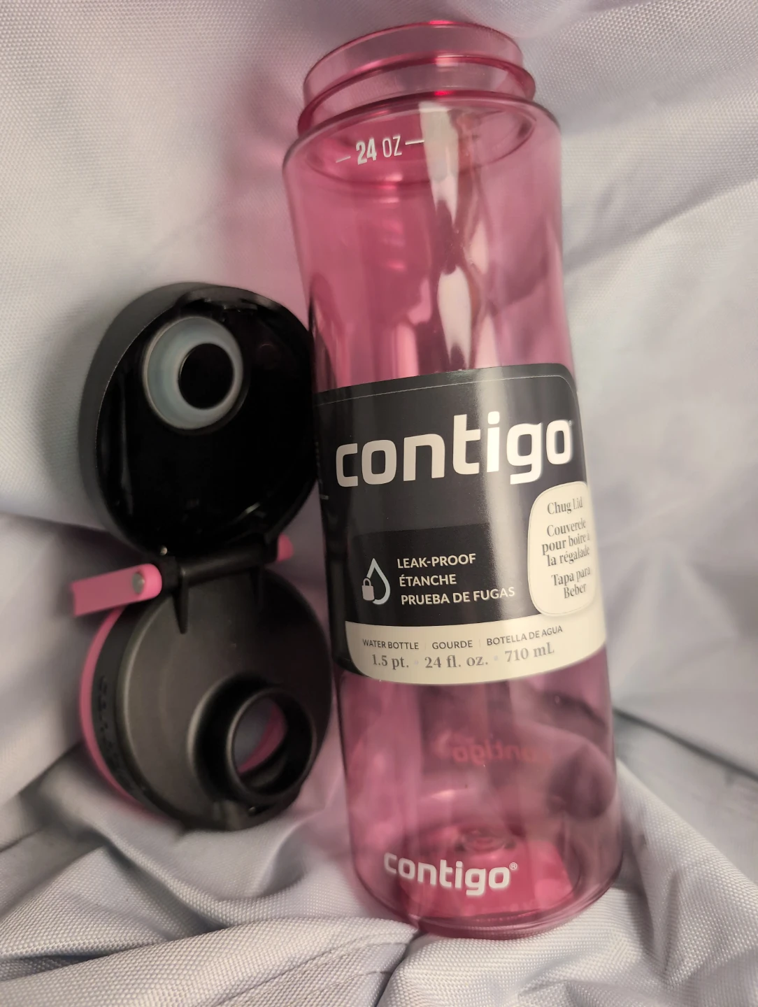 Contigo Jackson Water Bottle - 24 oz Pink