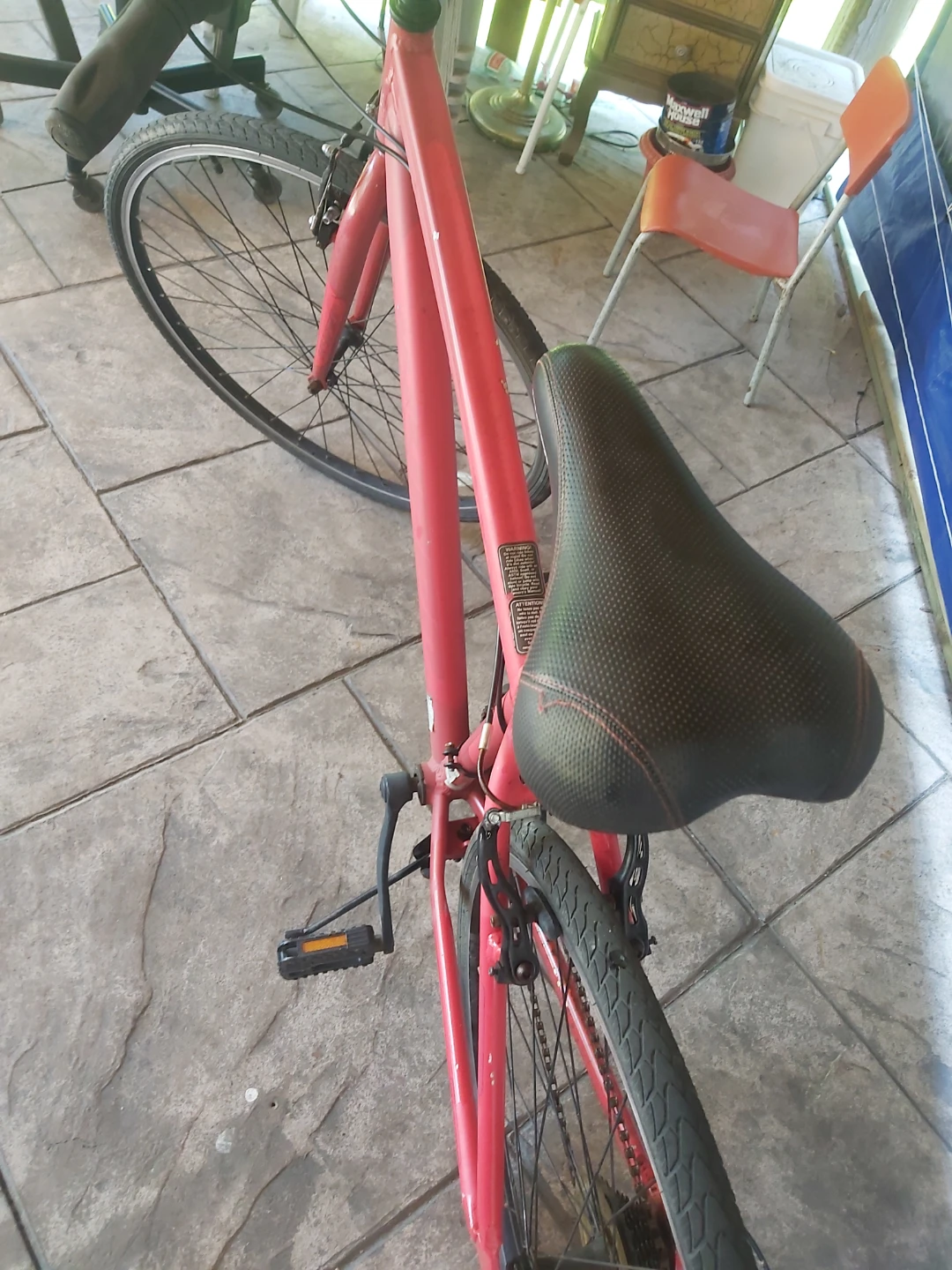Red Hybrid Bicycle - photo 4