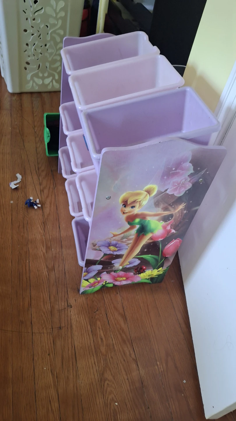 Purple Toy Organizer with Tinkerbell Graphics - photo 4