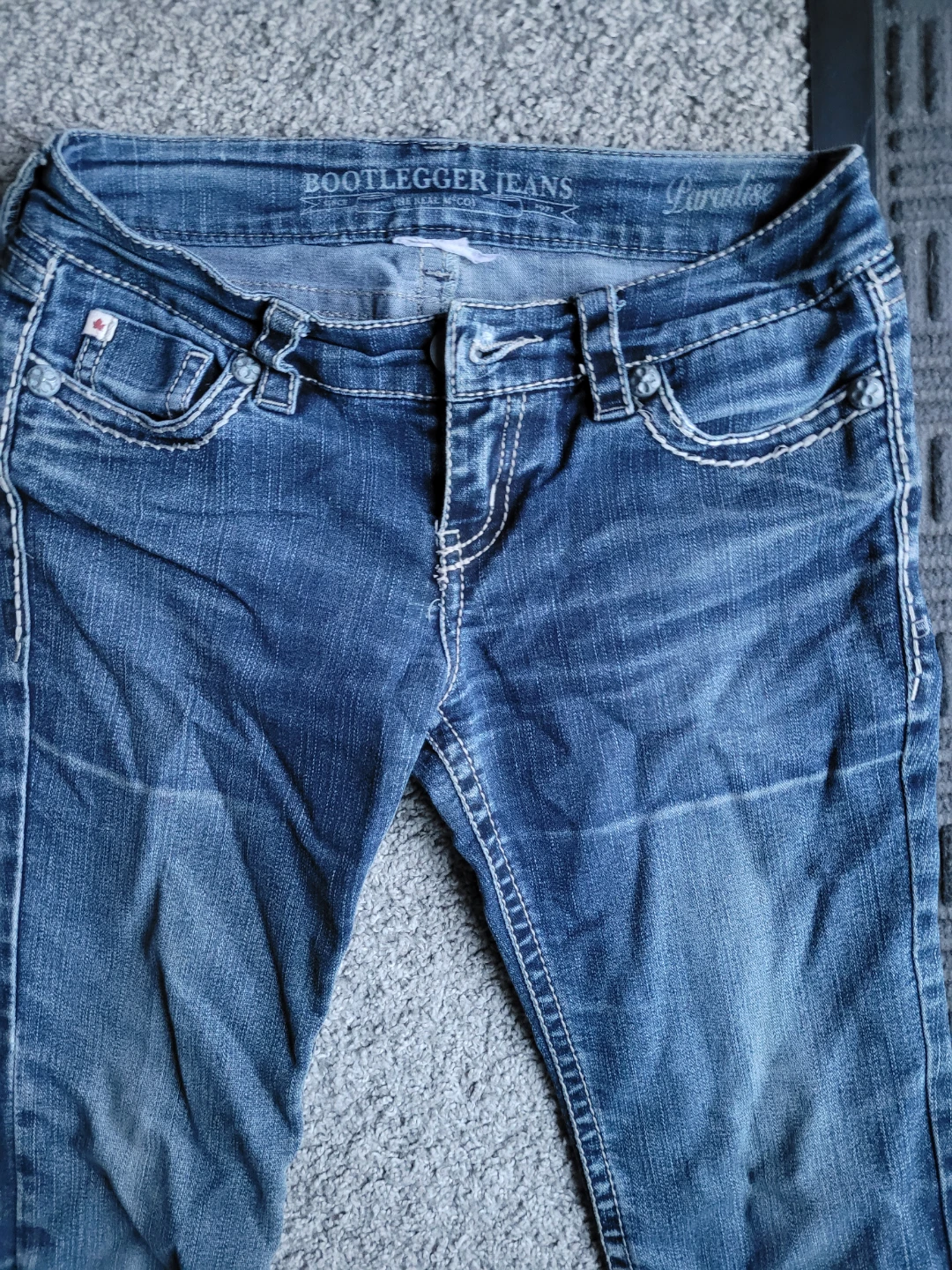 Bootlegger Jeans "Paradise" Blue Denim