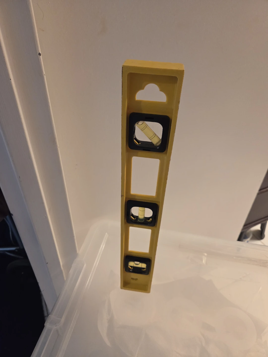 Yellow Spirit Level