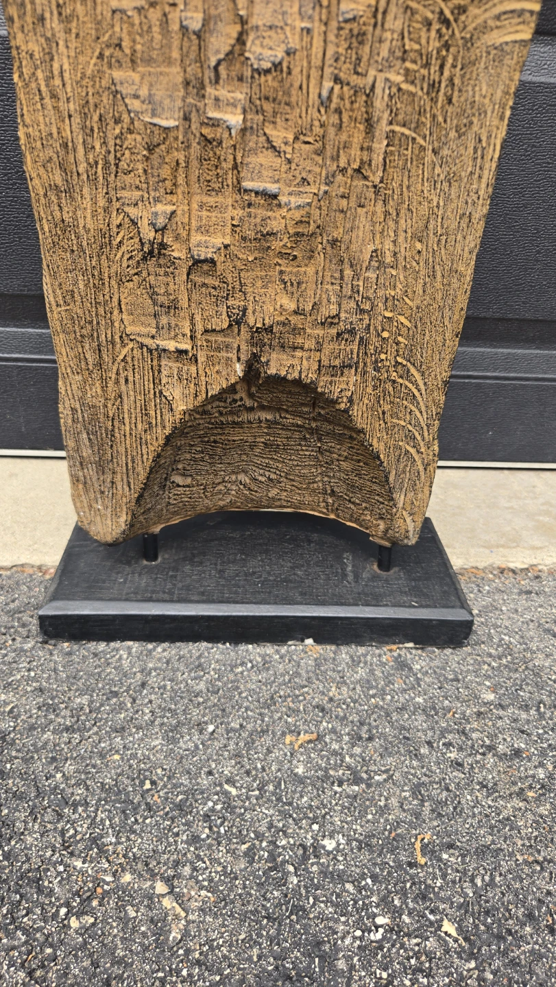 Carved style, Figure Statue with Drum - photo 5